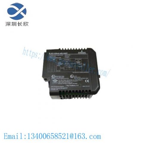 EMERSON KJ3102X1-BE1 | 12P2703X052 | HART 8 Channel Control Module