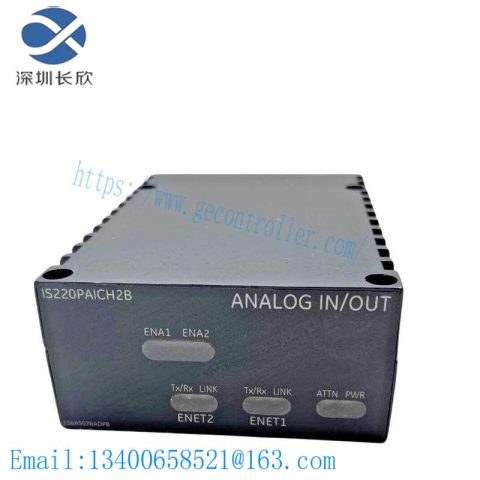 GE IS220PAICH2B: Industrial Analog Input/Output Module with 200mA Current Loop