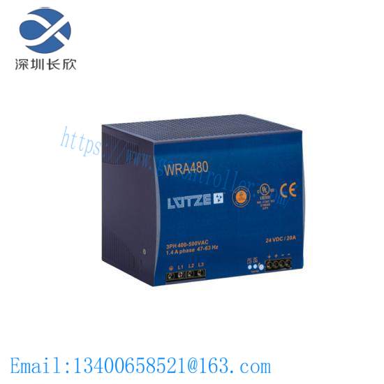 lutze_wra480-24_power_supply.jpg Lutze WRA480-24 Industrial Power Supply Module