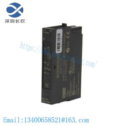 SIEMENS 6ES7134-4FB51-0AB0 Analog Input Module: 2AI High Speed for Precise Industrial Control