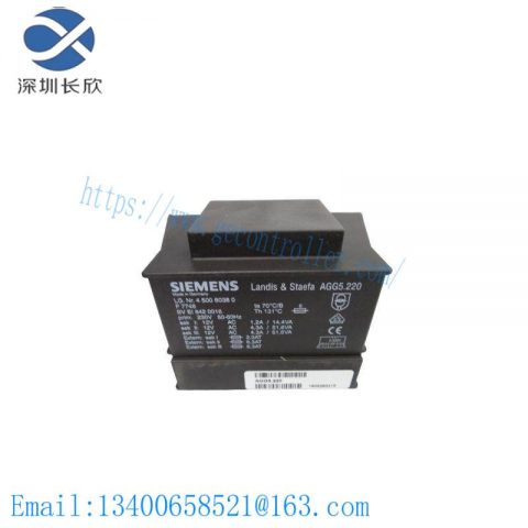 SIEMENS AGG5.220 Mains Transformer, LMV5 System Component