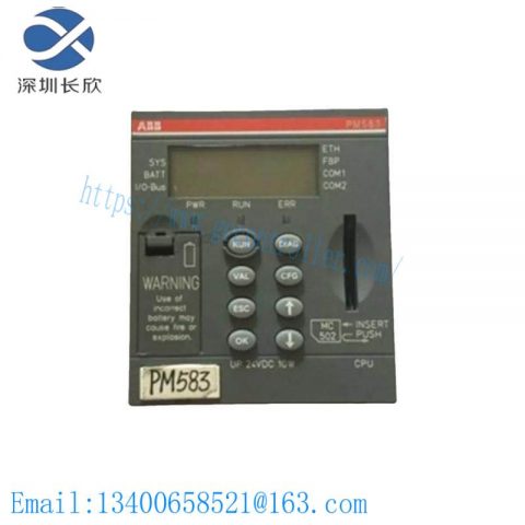 ABB AC500 CPU PM583-ETH: High Performance Modular Controller