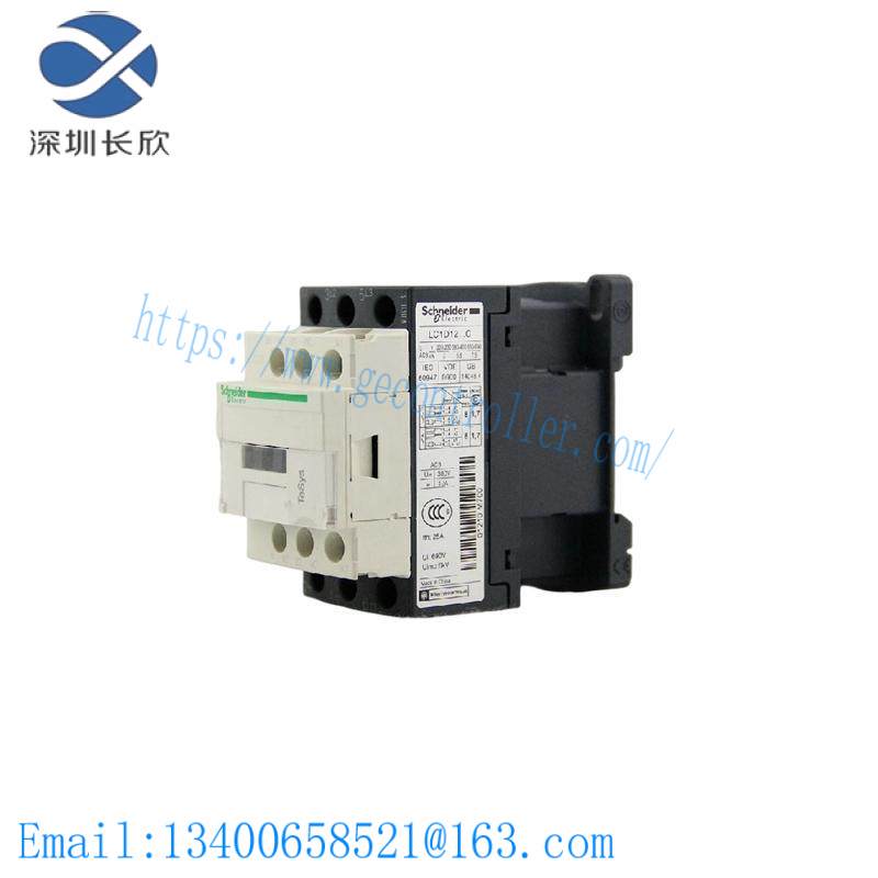 schneider_lc1d12bdc_contactor.jpg Schneider LC1D12BD Contactor - 3-Pole DC Standard Control Circuit