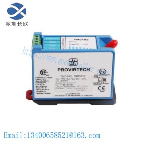 Bently Nevada TM0182-A50-B01-C00 Extension Cable, Designed for Industrial Control Applications