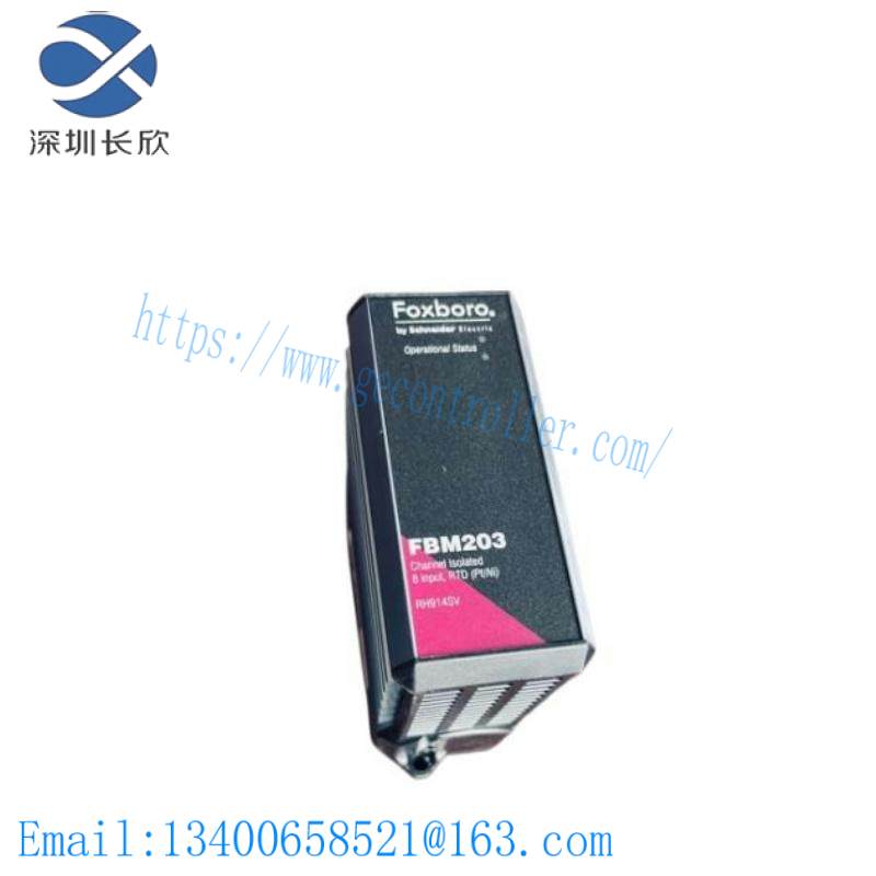 foxboro_fbm203_rh914sv_channel_isolated_8_input_rtd.jpg FOXBORO 138SP-4-D Control Module, Industrial Automation Components